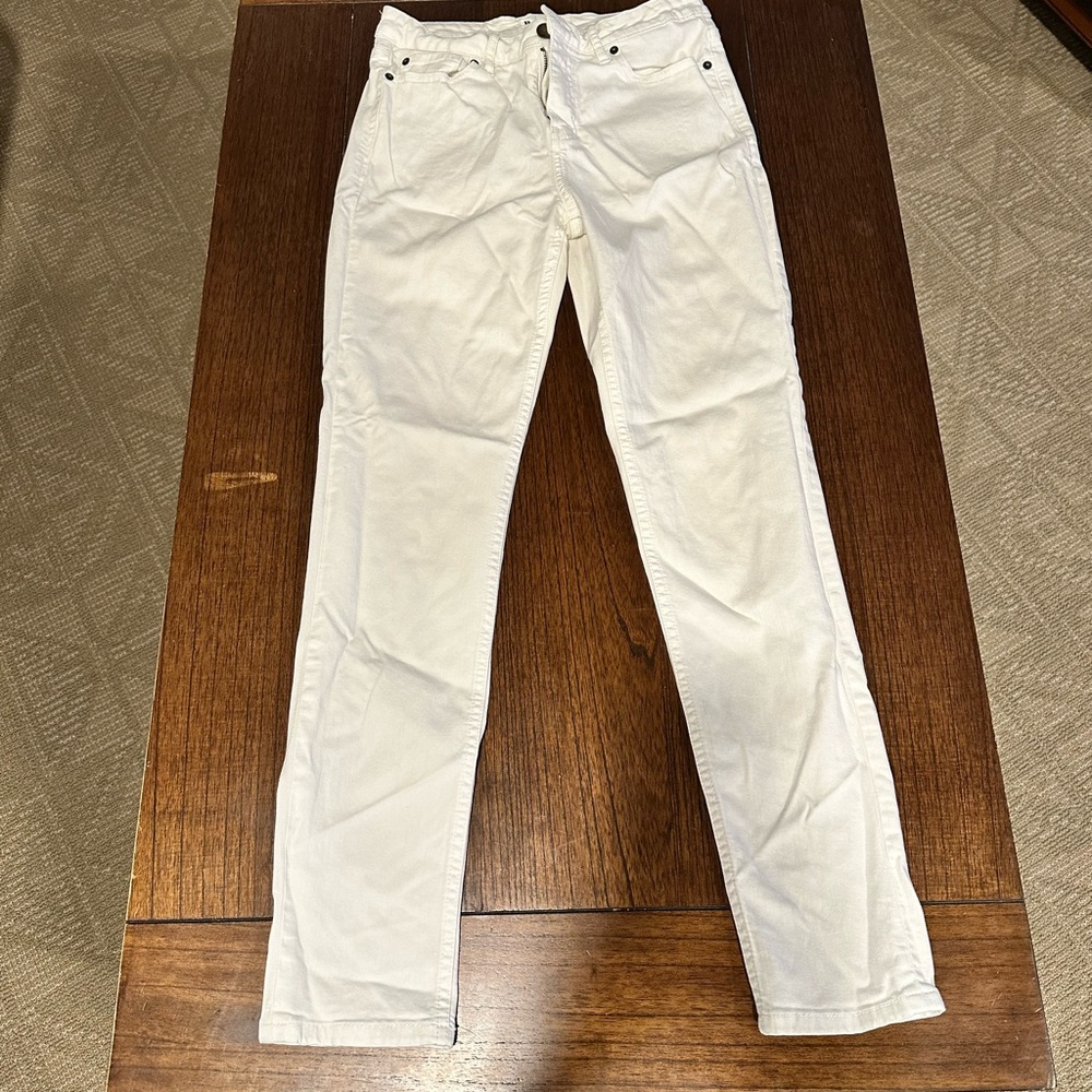 Roots white jeans